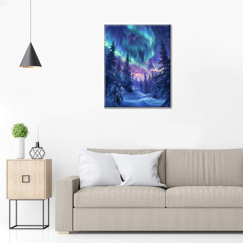 Forêt d'Aurora - Peinture par numéros