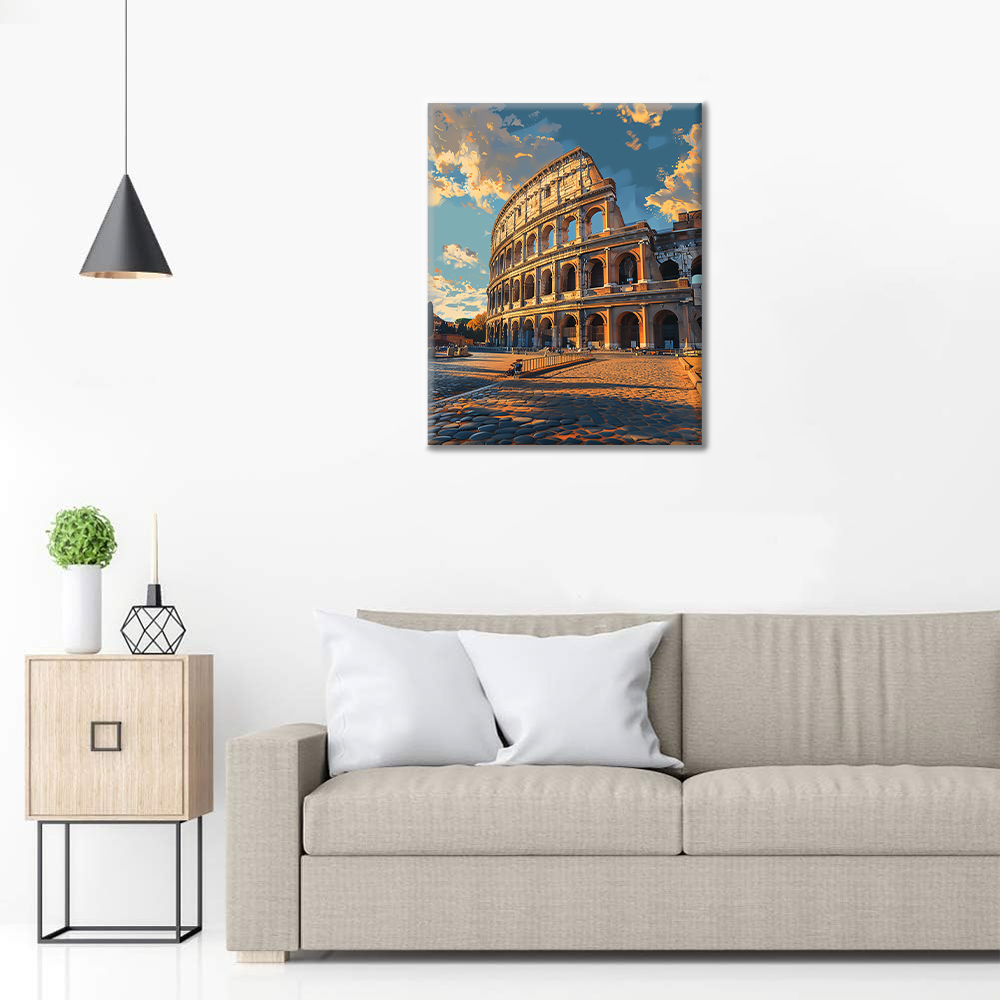Rome Colisée - Peinture par Numéros