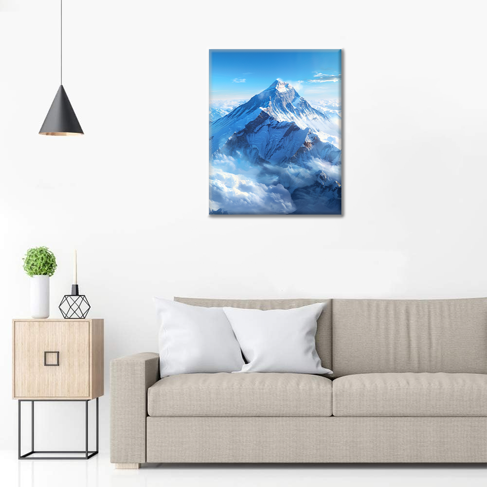 Mont Chomolungma – Peinture par numéros