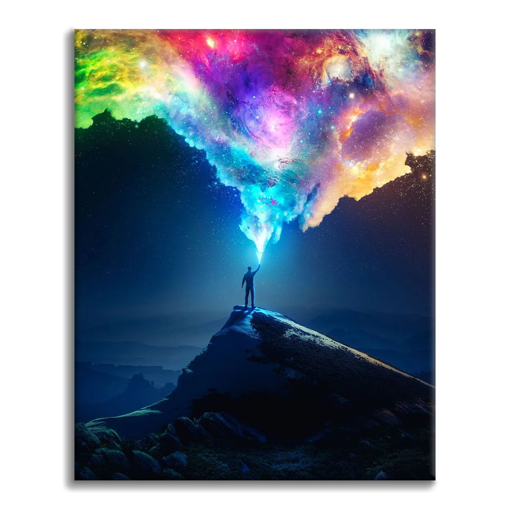 Couleurs de l'espace - Peinture par numéros