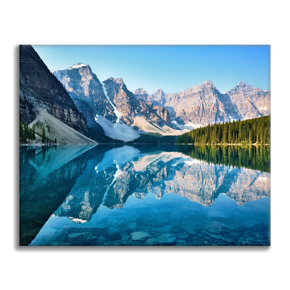Lac Moraine – Peinture par numéros