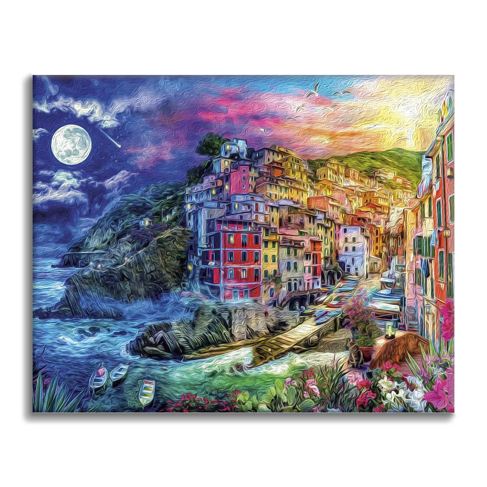 Cinque Jour et Nuit - Peinture par numéros