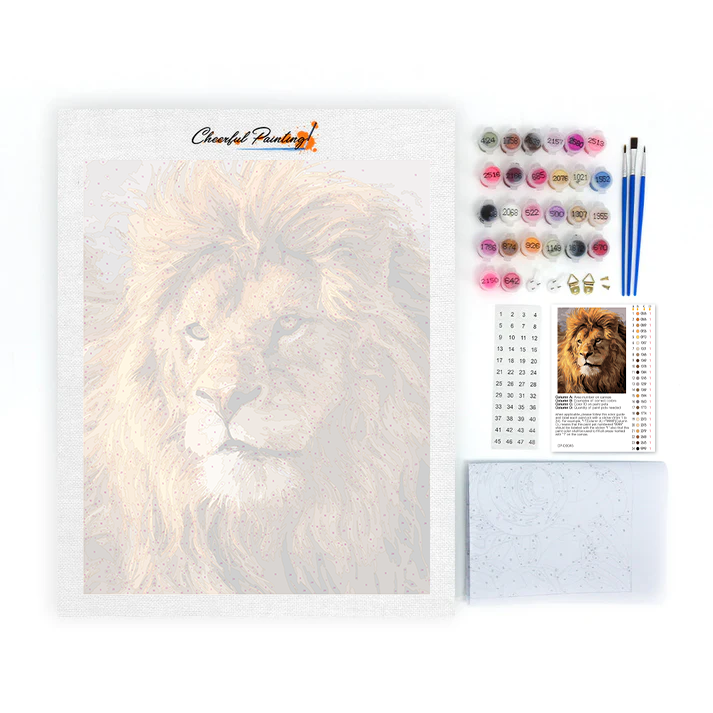 Lions africains géants – Peinture par numéros