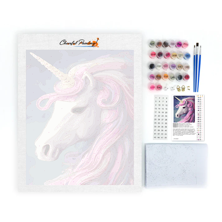 Douce licorne - Peinture par numéros