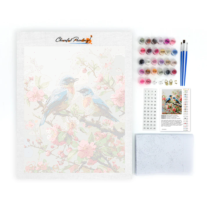 Oiseaux chanteurs – Peinture par numéros