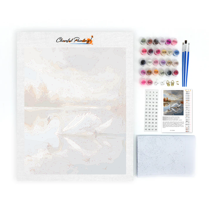 Cygne – Peinture par numéros