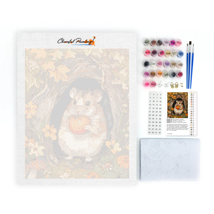 Petit hamster – Peinture par numéros