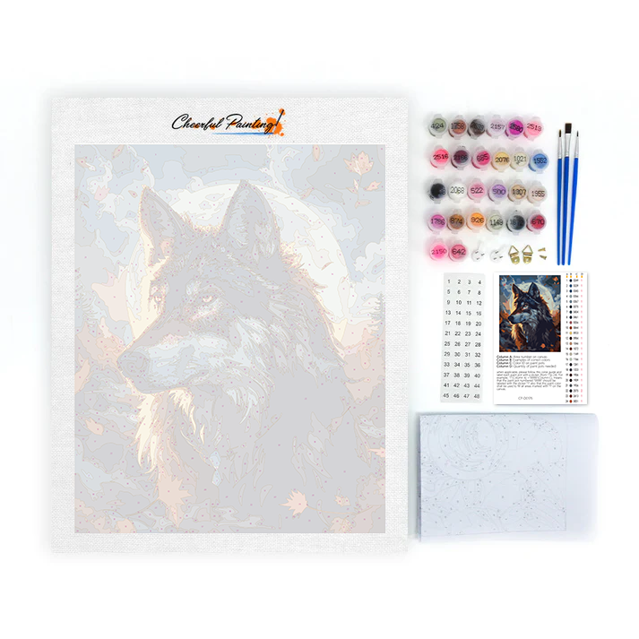 Le Roi des Loups – Peinture par numéros