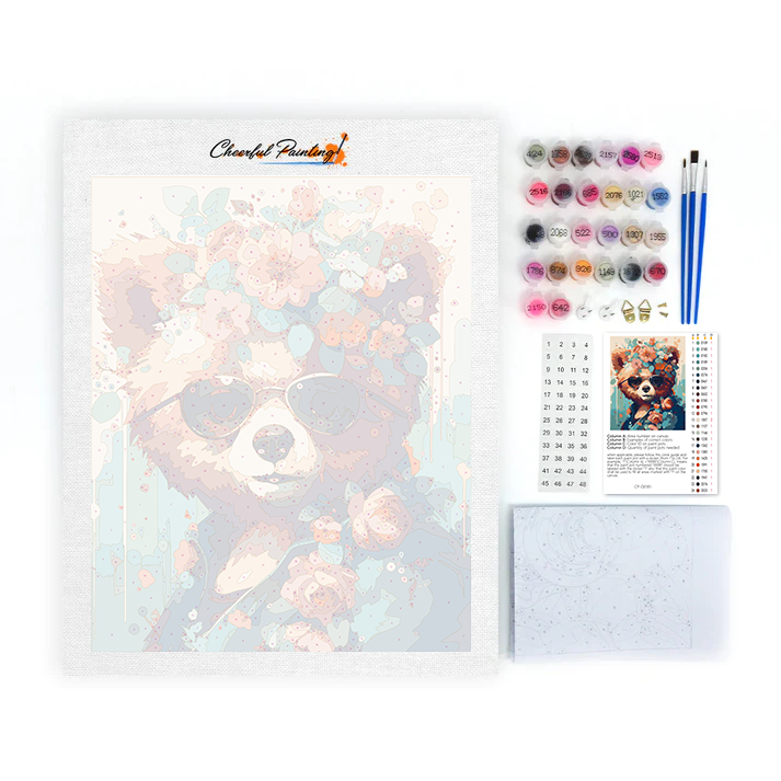 Ours en peluche – Peinture par numéros