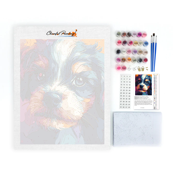 Schnauzer – Peinture par numéros