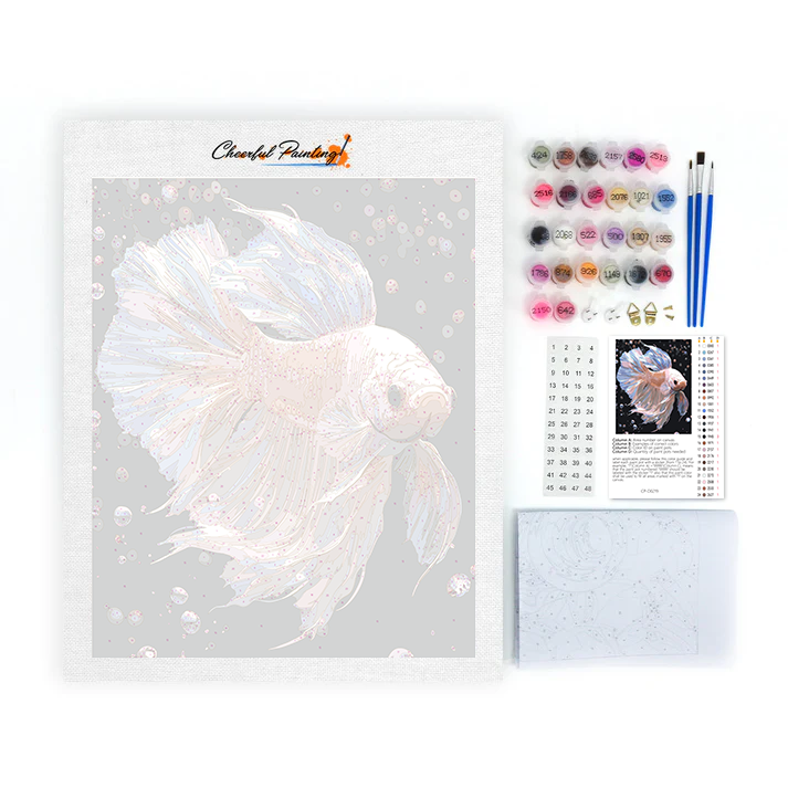 Poisson Betta Bijou - Peinture par Numéros