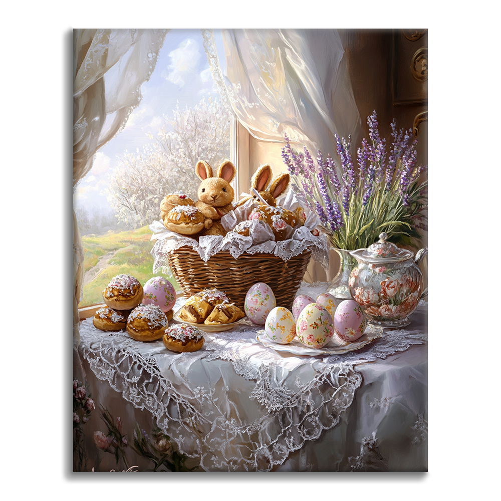 Délices du Matin de Pâques - Peinture par Numéros