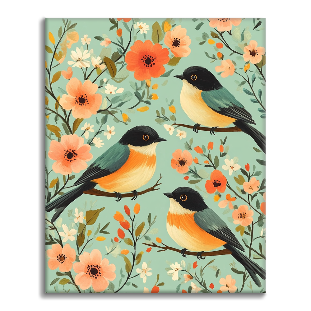 Le Printemps Arrive - Peinture par Numéros
