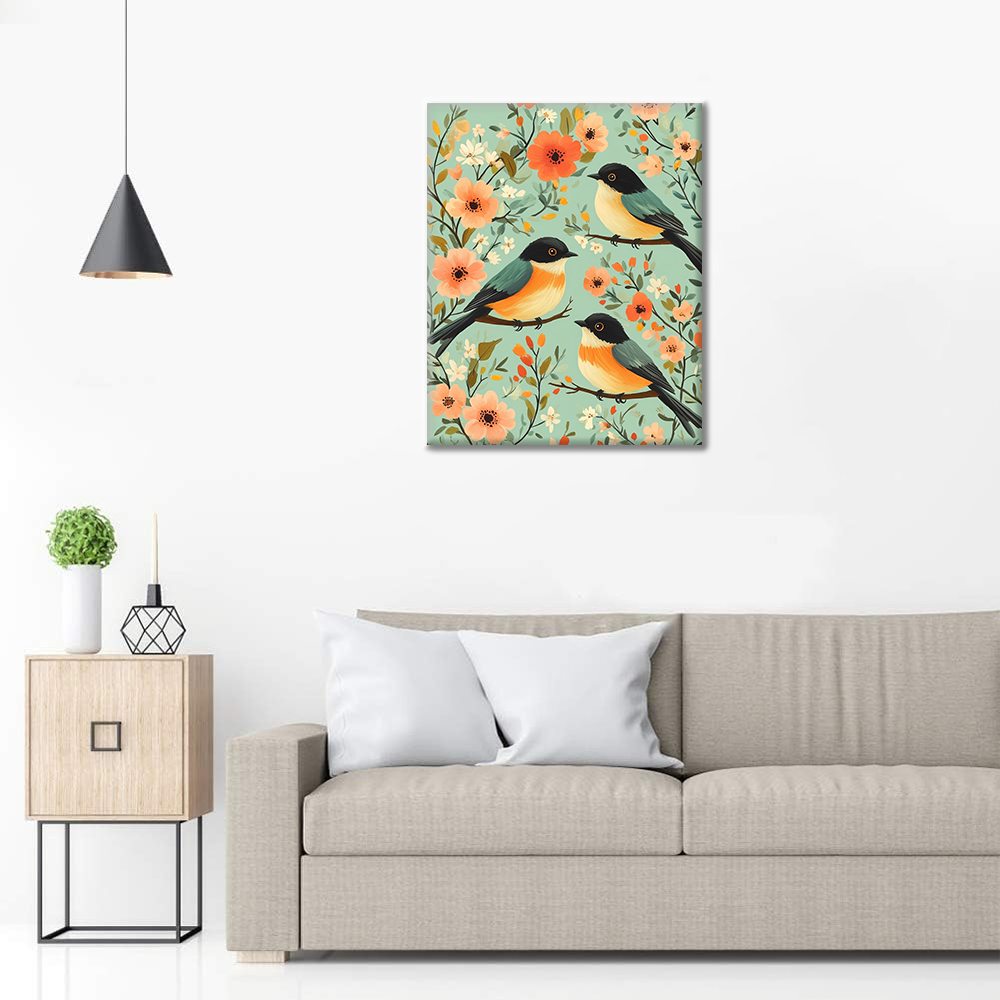 Le Printemps Arrive - Peinture par Numéros