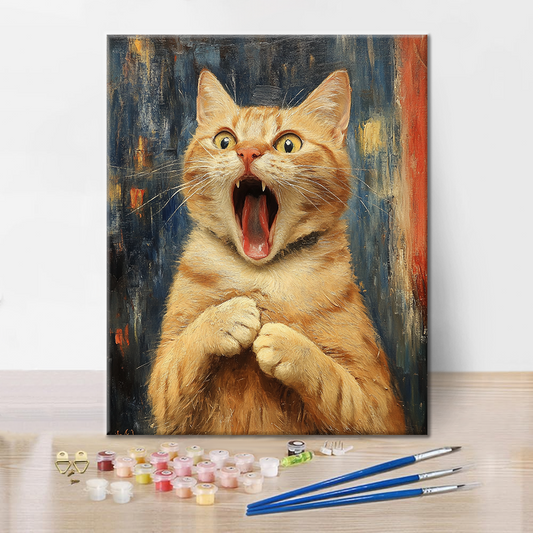 Le Cri du Chat - Peinture par Numéros