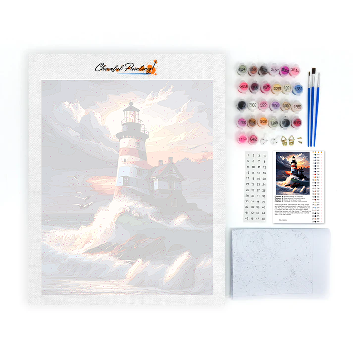 Phare – Peinture par numéros