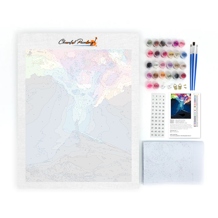Couleurs de l'espace - Peinture par numéros