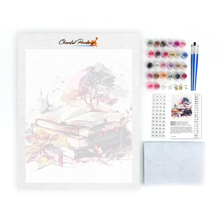 Livres d'aquarelle - Peinture par numéros