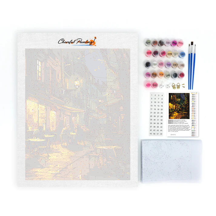 Corner Cafe – Peinture par numéros