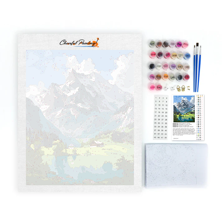 Consolation alpine – Peinture par numéros