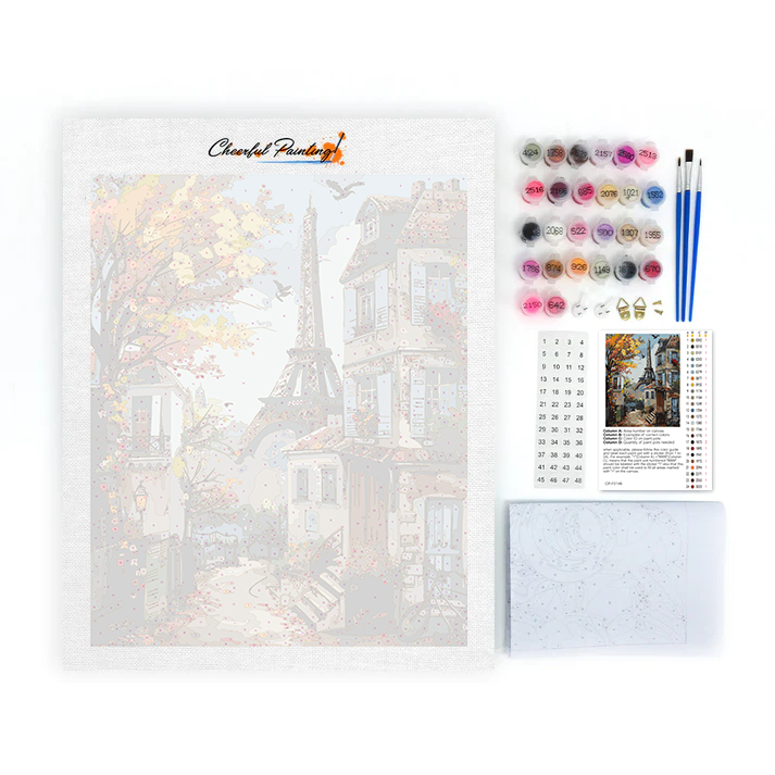 Paris en automne - Peinture par numéros