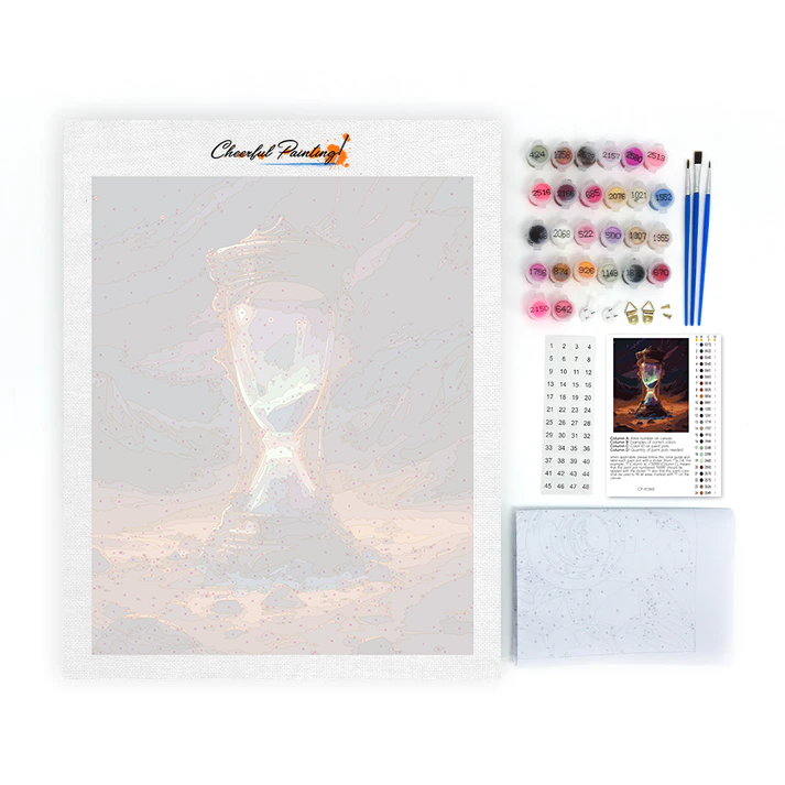 Sablier magique – Peinture par numéros