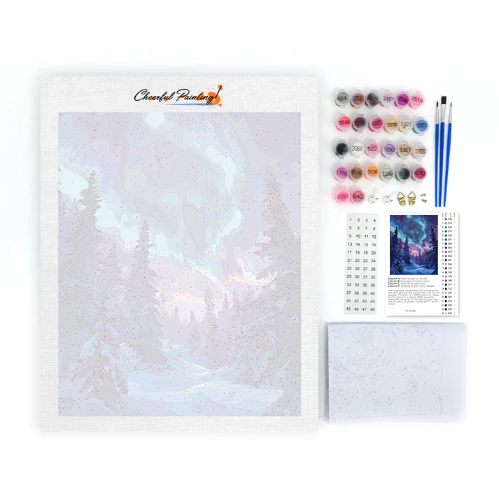 Forêt d'Aurora - Peinture par numéros