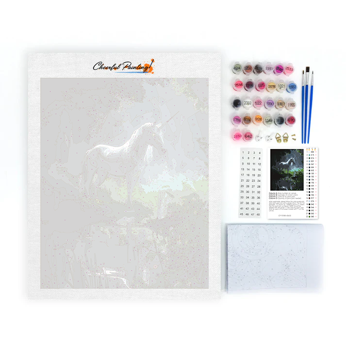 Licorne – Peinture par numéros