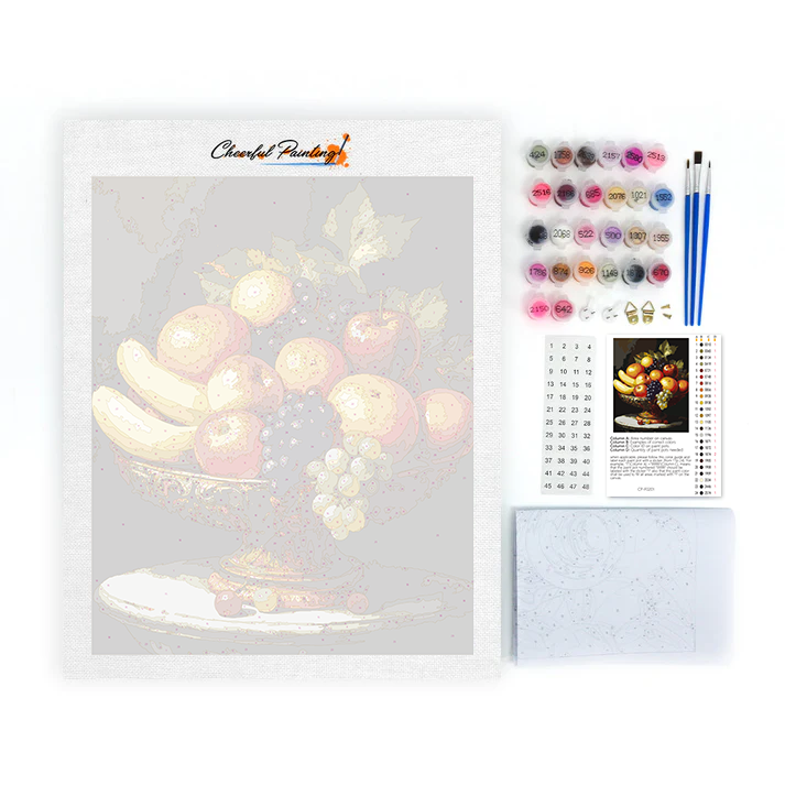 Fruits en élégance – Peinture par numéros