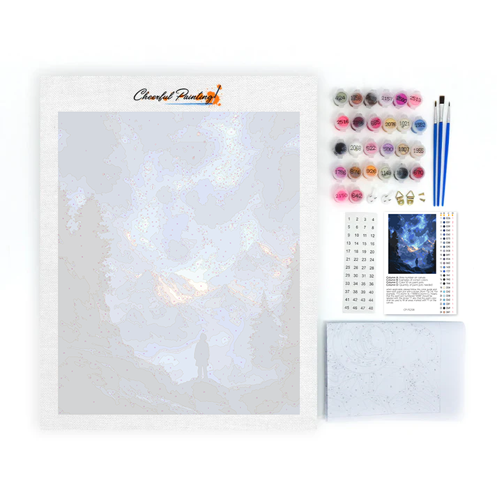 Nuit étoilée – Peinture par numéros