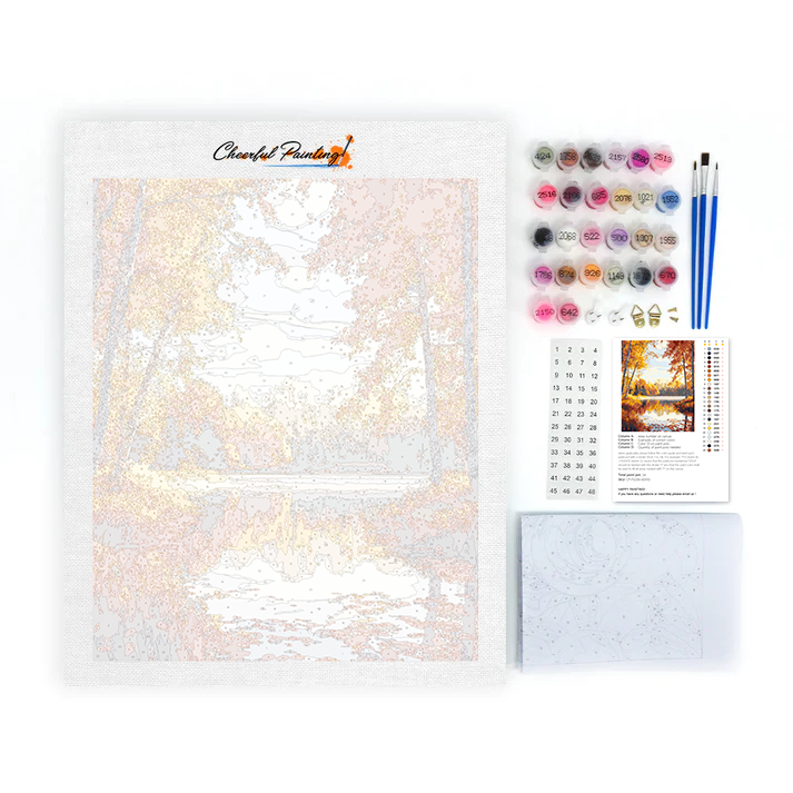 Forêt d'automne - Peinture par numéros