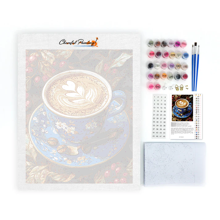 Heure du Café - Peinture par Numéros