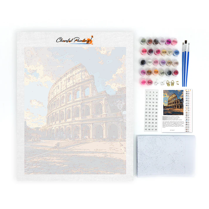 Rome Colisée - Peinture par Numéros