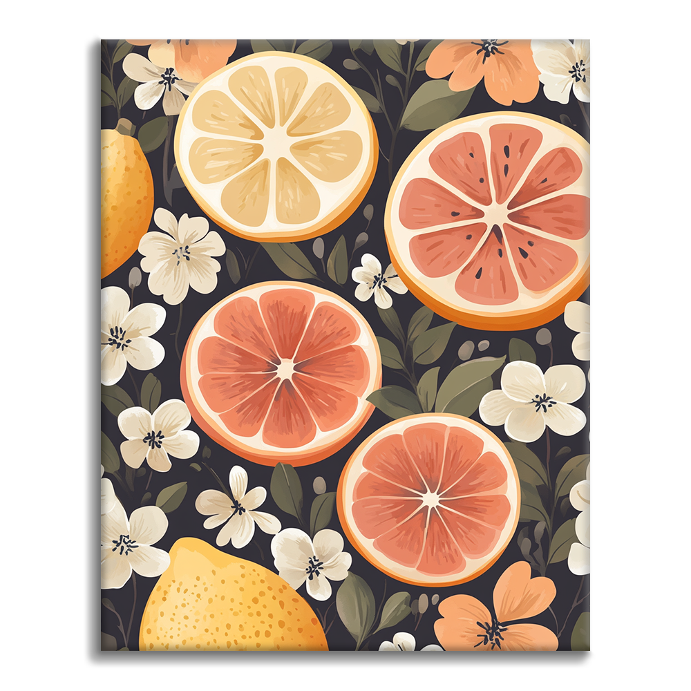 Parfum de Citron - Peinture par Numéros