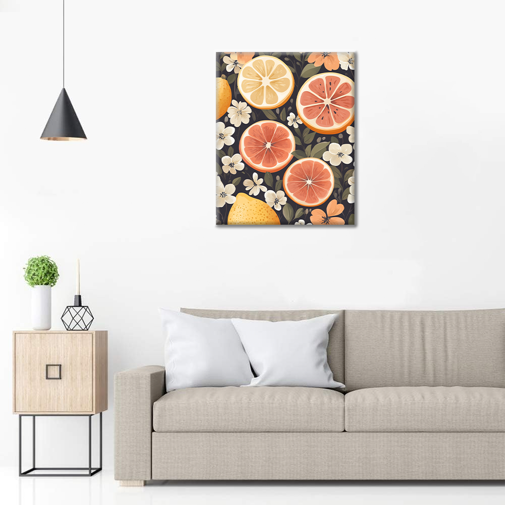 Parfum de Citron - Peinture par Numéros