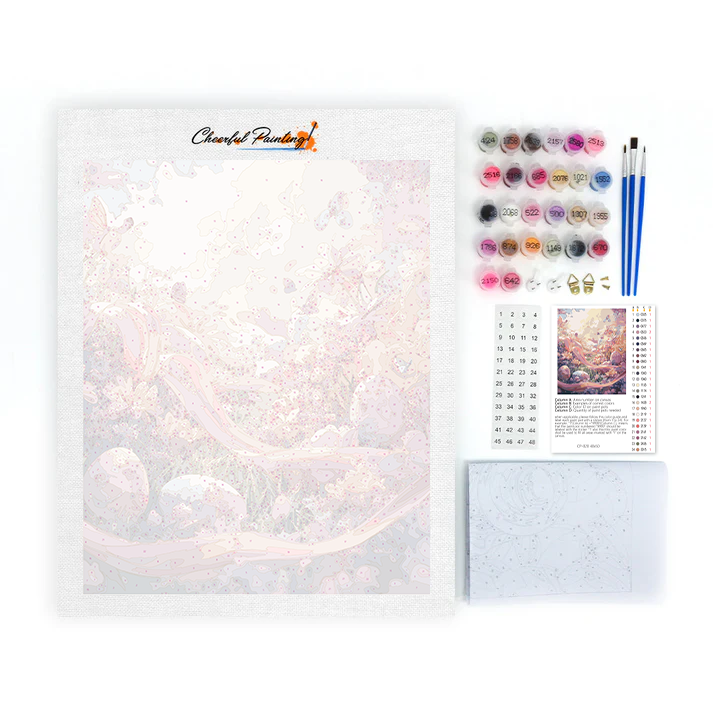 Délices de Pâques Pastel - Peinture par Numéros