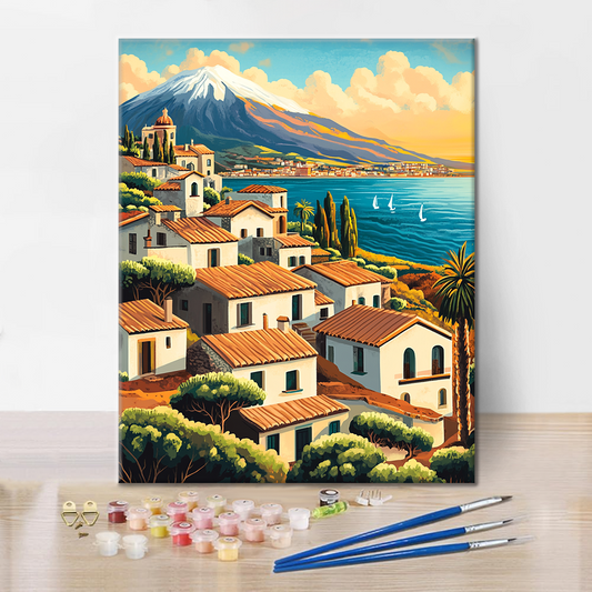 Sicile - Peinture par Numéros