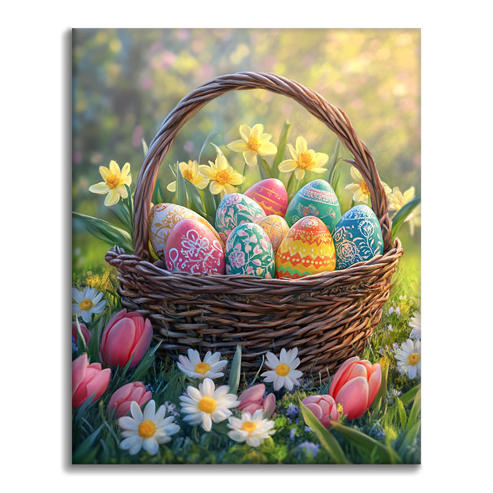 Joie du Jardin Printanier - Peinture par Numéros