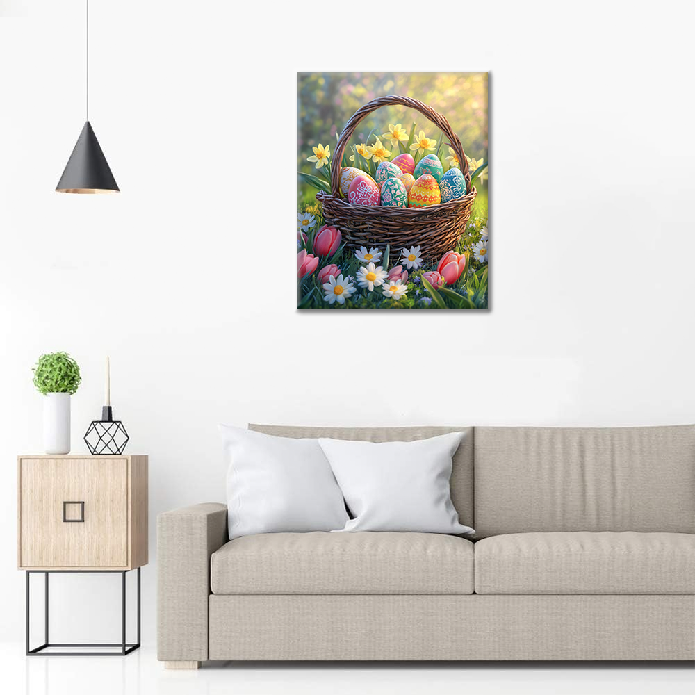 Joie du Jardin Printanier - Peinture par Numéros