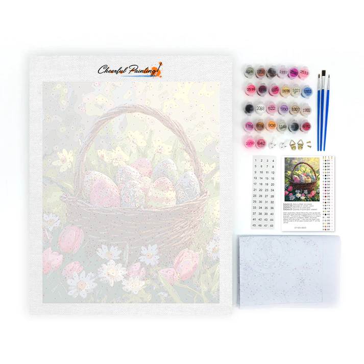 Joie du Jardin Printanier - Peinture par Numéros