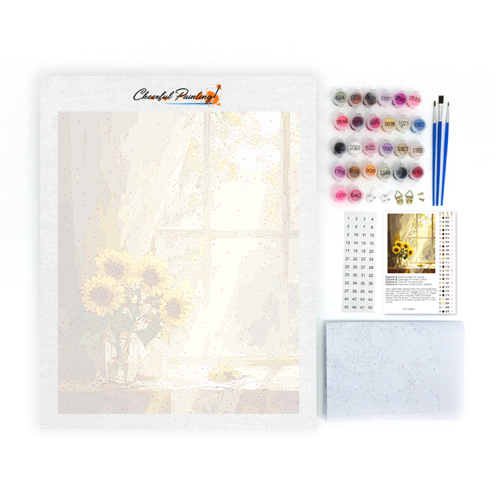 Tournesols - Peinture par Numéros