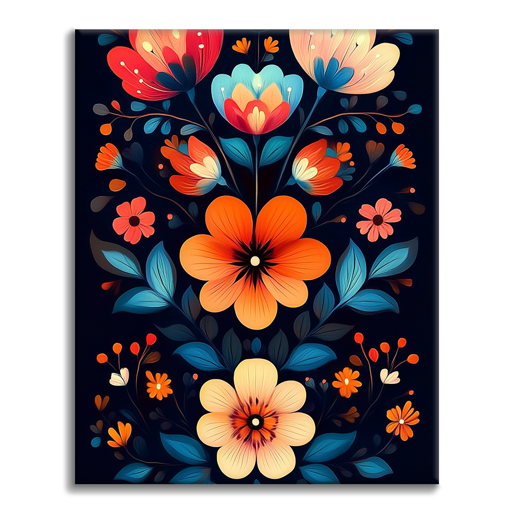 Langage des Fleurs - Peinture par Numéros