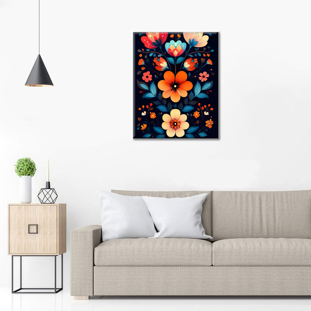 Langage des Fleurs - Peinture par Numéros