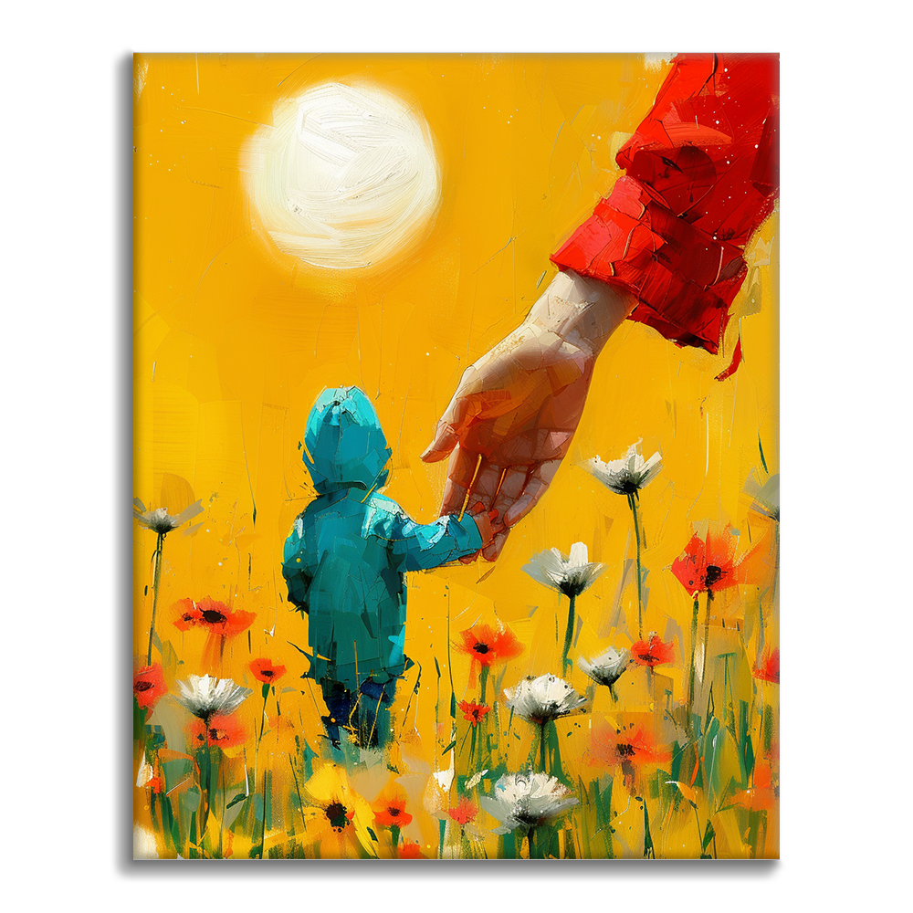 L’amour d’une mère – Peinture par numéros