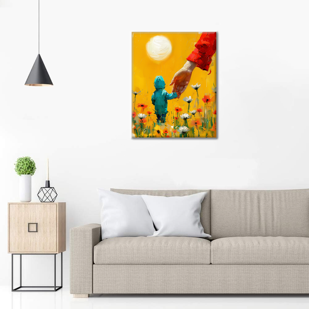 L’amour d’une mère – Peinture par numéros