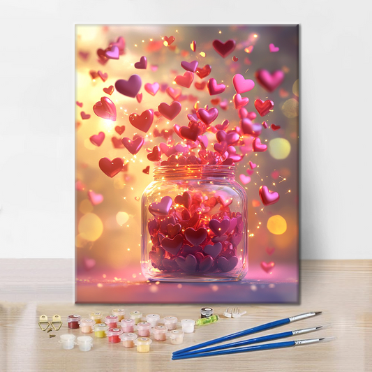 Un amour impossible à cacher – Peinture par numéros