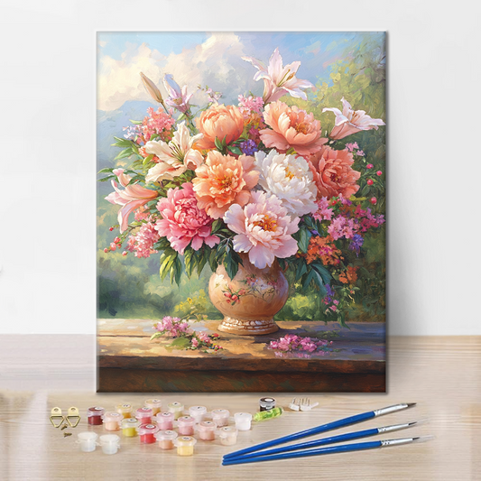 Éclosion intemporelle – Peinture par numéros