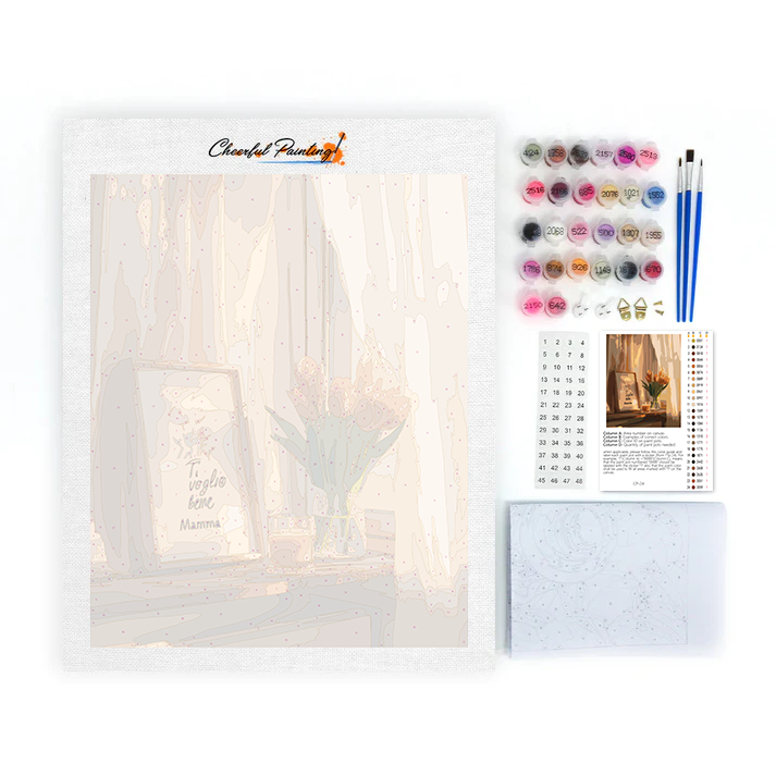 Une étreinte chaleureuse – Peinture par numéros