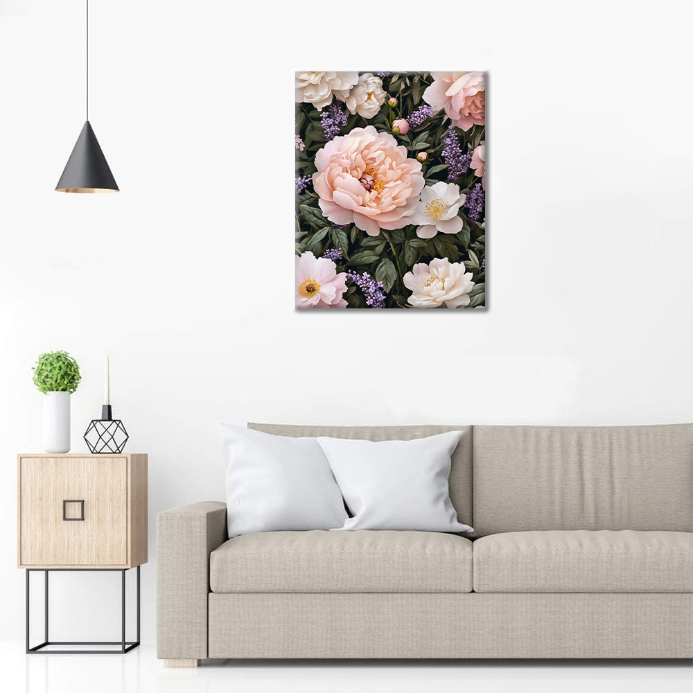Symphonie florale – Peinture par numéros