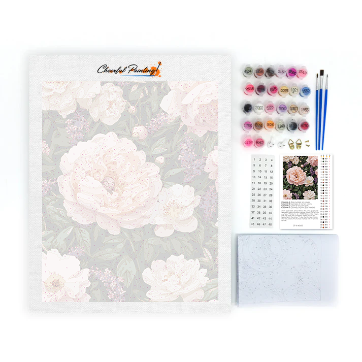 Symphonie florale – Peinture par numéros